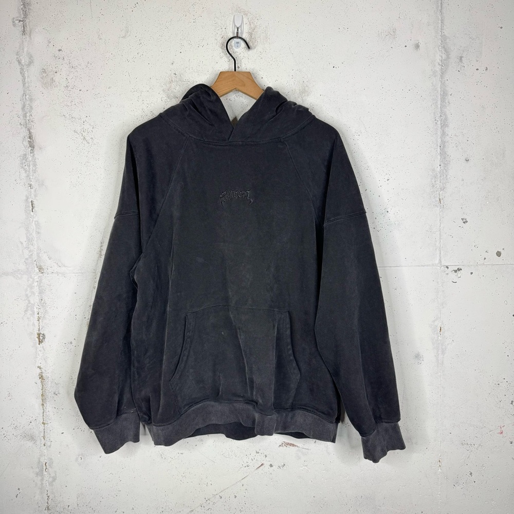 Synical Acid Wash Oversize Hoodie Medium
